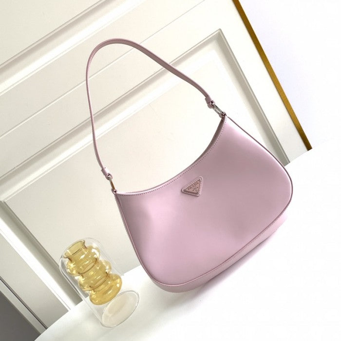 Prada Cleo brushed leather shoulder bag Pink