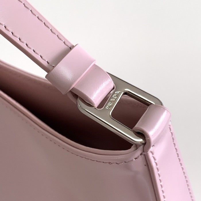 Prada Cleo brushed leather shoulder bag Pink