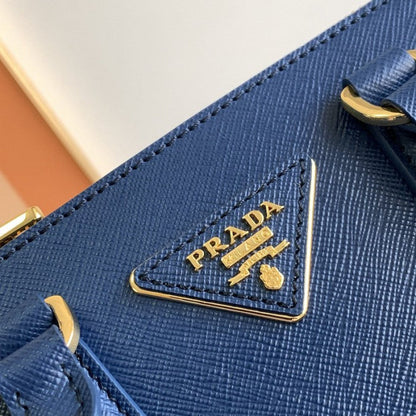 Prada Galleria Saffiano leather mini bag Dark Blue