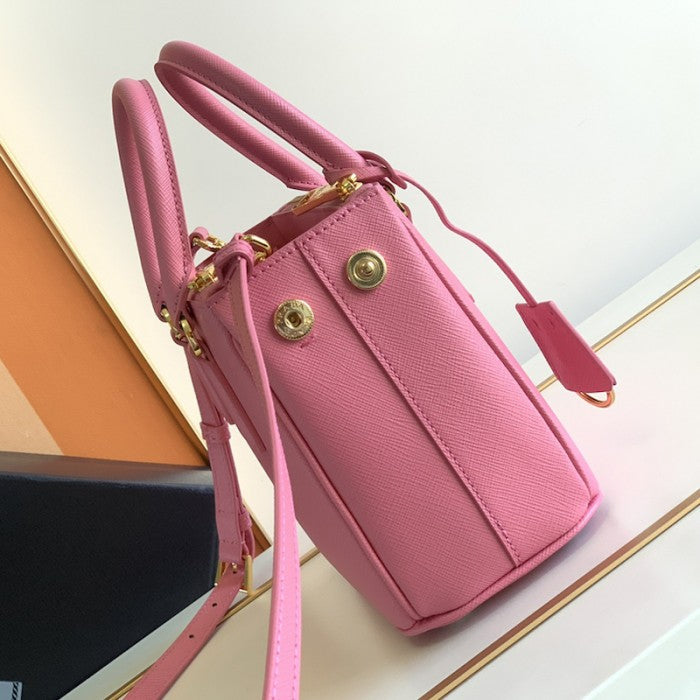 Prada Galleria Saffiano leather mini bag Pink