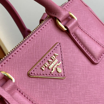 Prada Galleria Saffiano leather mini bag Pink