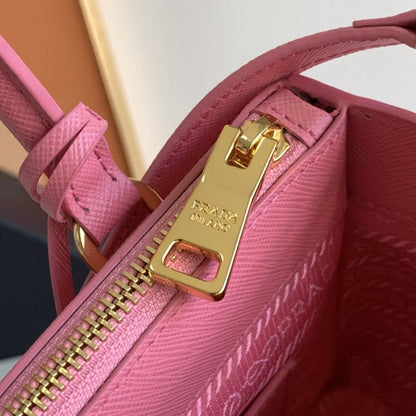 Prada Galleria Saffiano leather mini bag Pink