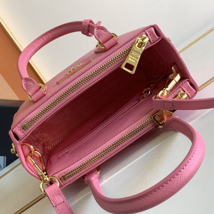 Prada Galleria Saffiano leather mini bag Pink