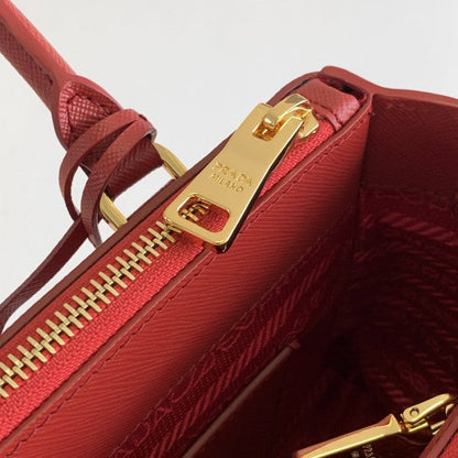 Prada Galleria Saffiano leather mini bag Red