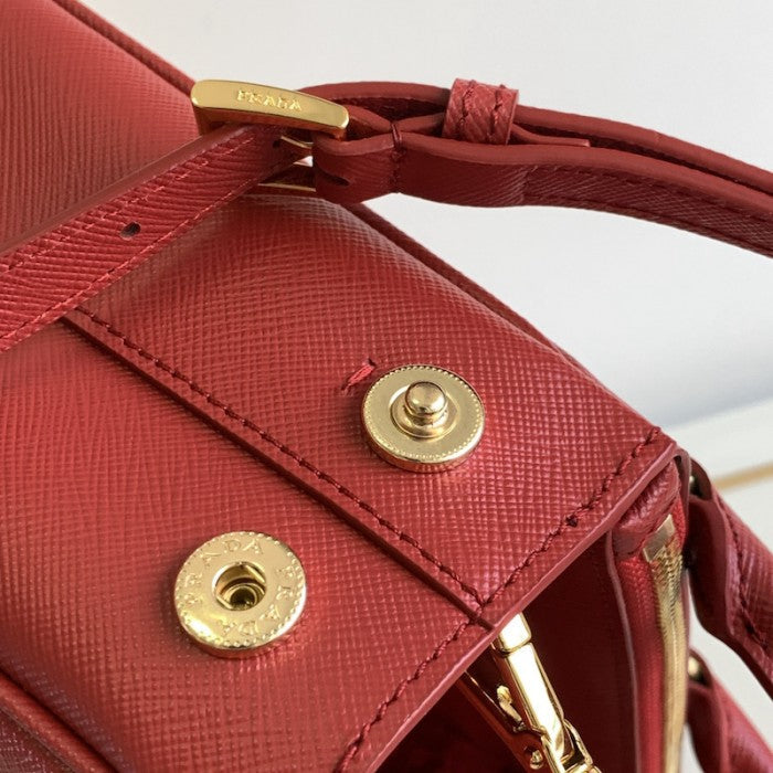 Prada Galleria Saffiano leather mini bag Red