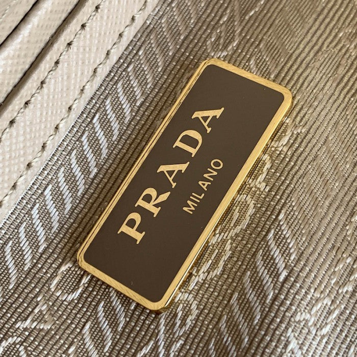 Prada Galleria Saffiano leather mini bag Tan