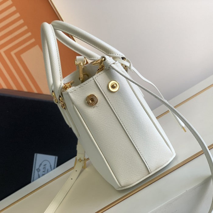 Prada Galleria Saffiano leather mini bag White