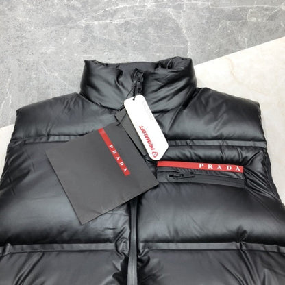 Prada Light Nylon down vest Black