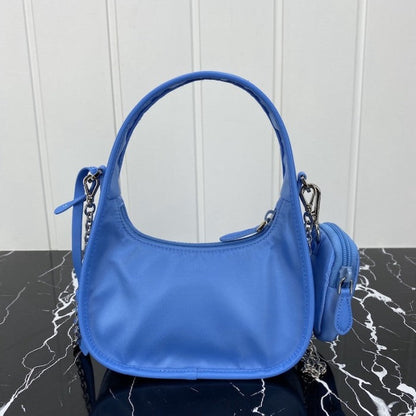 Prada Re-Edition 2005 nylon 3 in 1 shoulder bag blue