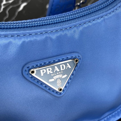 Prada Re-Edition 2005 nylon 3 in 1 shoulder bag blue