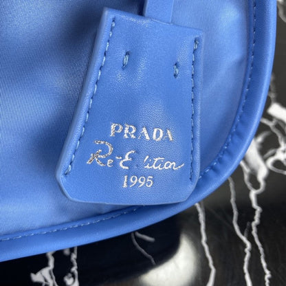 Prada Re-Edition 2005 nylon 3 in 1 shoulder bag blue