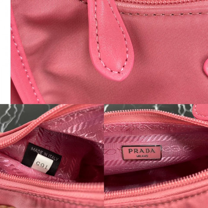 Prada Re-Edition 2005 nylon 3 in 1 shoulder bag pink