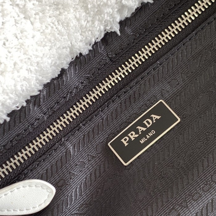 Prada Terry tote bag White