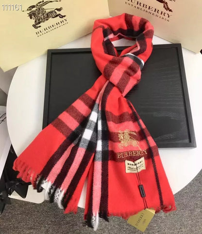 Burberry Fashion Unisex Warm Plaid Scarf with Box