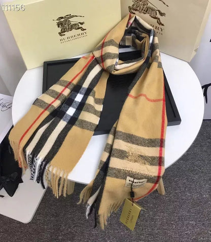 Burberry Fashion Unisex Warm Plaid Scarf with Box