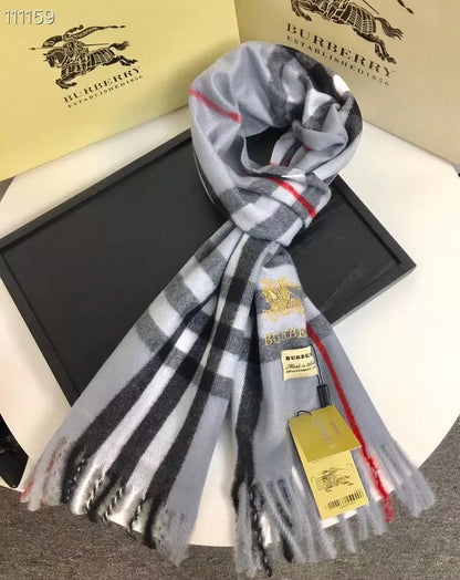 Burberry Fashion Unisex Warm Plaid Scarf with Box