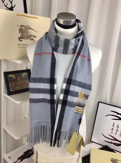 Burberry Fashion Unisex Warm Plaid Scarf with Box