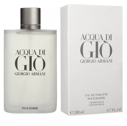 ACQUA DI GIO BY GIORGIO ARMANI Eau De Toilette 6.7OZ 200 ML BRAND NEW SEALED BOX