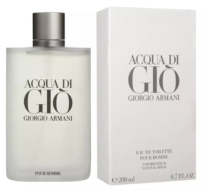 ACQUA DI GIO BY GIORGIO ARMANI Eau De Toilette 6.7OZ 200 ML BRAND NEW SEALED BOX