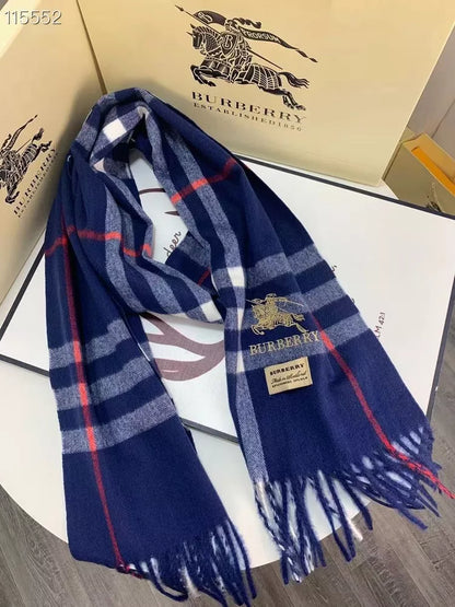 Burberry Fashion Unisex Warm Plaid Scarf with Box