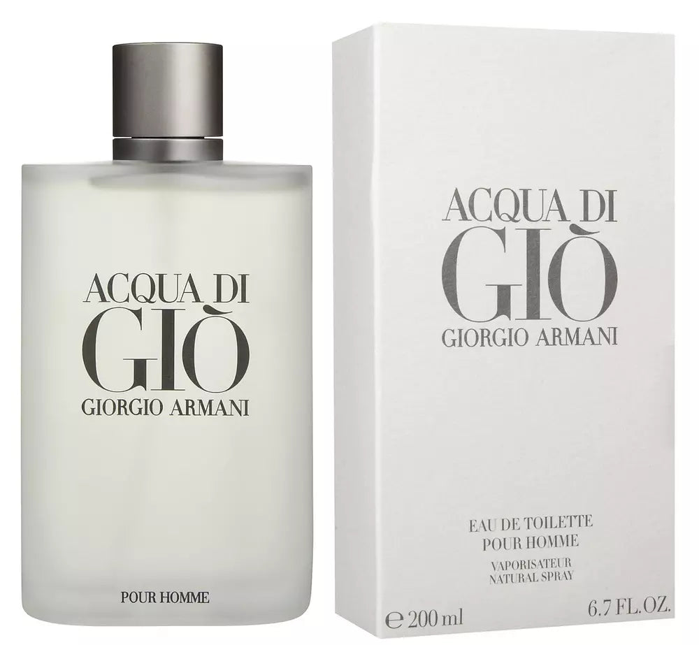 ACQUA DI GIO BY GIORGIO ARMANI Eau De Toilette 6.7OZ 200 ML BRAND NEW SEALED BOX