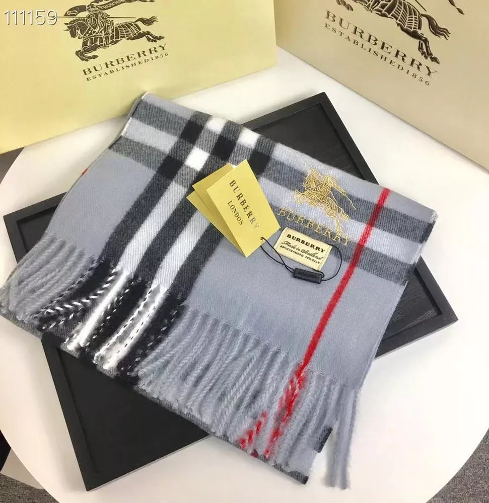 Burberry Fashion Unisex Warm Plaid Scarf with Box