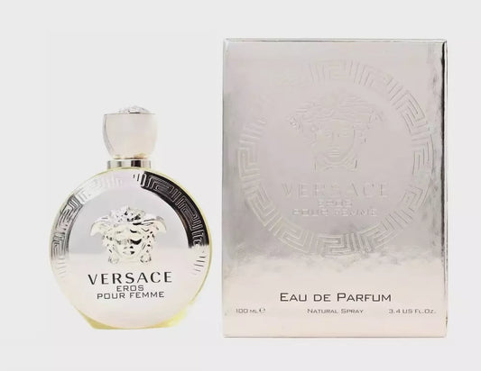 Versace Eros Pour Femme 3.4 Fl oz Eau De Parfum Spray New & Sealed In Box