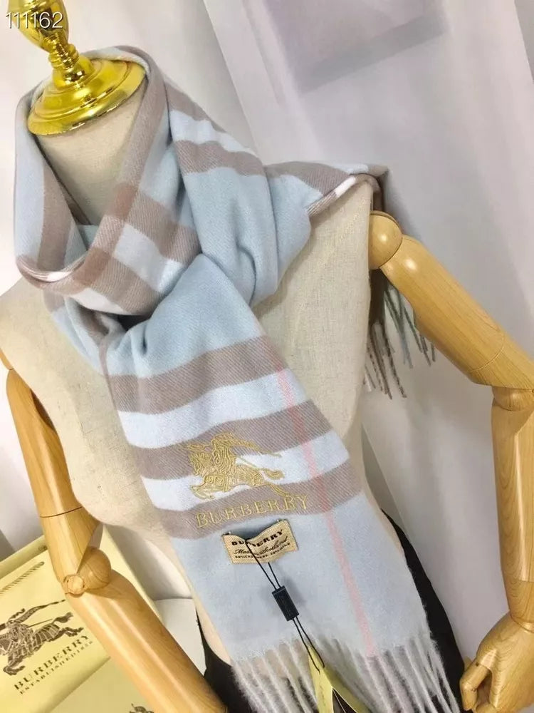 Burberry Fashion Unisex Warm Plaid Scarf with Box