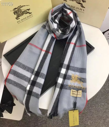 Burberry Fashion Unisex Warm Plaid Scarf with Box