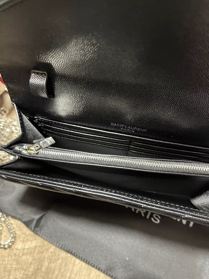 Yves Saint Laurent on Black Crossbody Bag