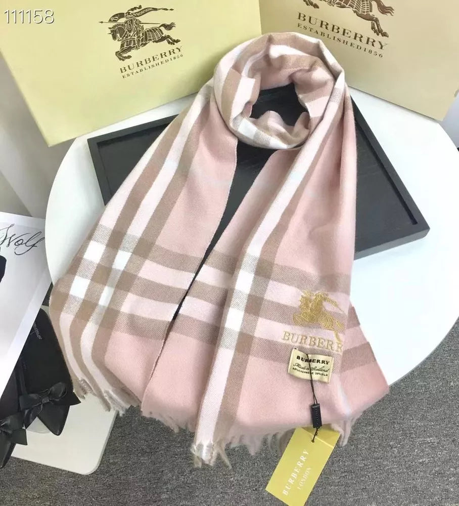 Burberry Fashion Unisex Warm Plaid Scarf with Box