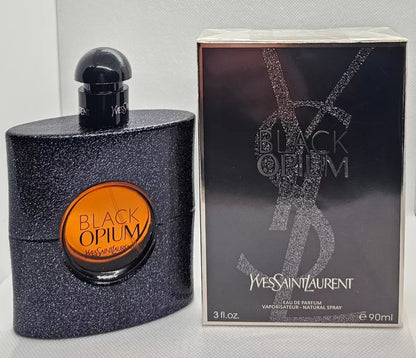 Black Opium By Yves Saint Laurent 3oz Eau De Parfum EDP Spray New