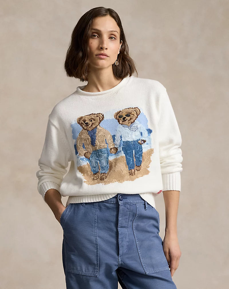 Ralph Lauren Polo Bear cotton sweater Women's