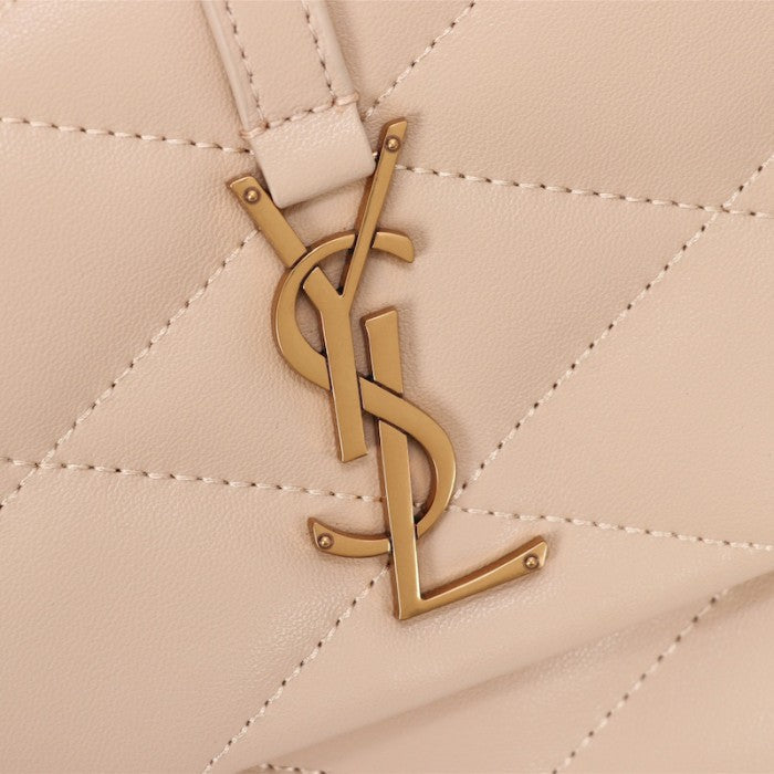 YSL Saint Laurent Le 57 Hobo Bag in Quilted Lambskin Beige